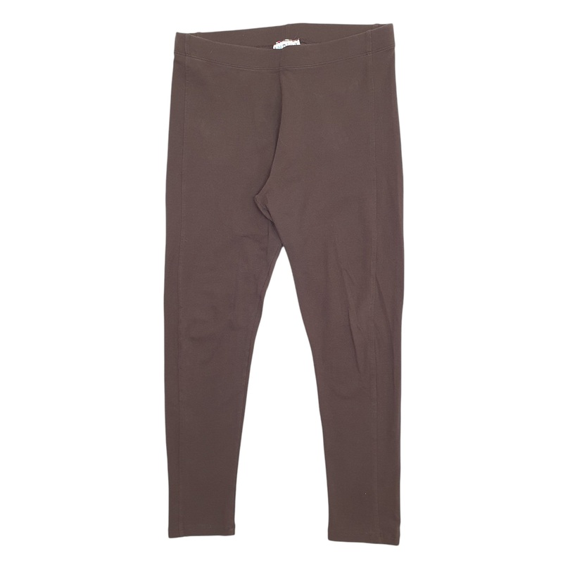 Womens M&S Indigo Stretch Fit Brown Jogger Polyester  Trousers Womens UK12