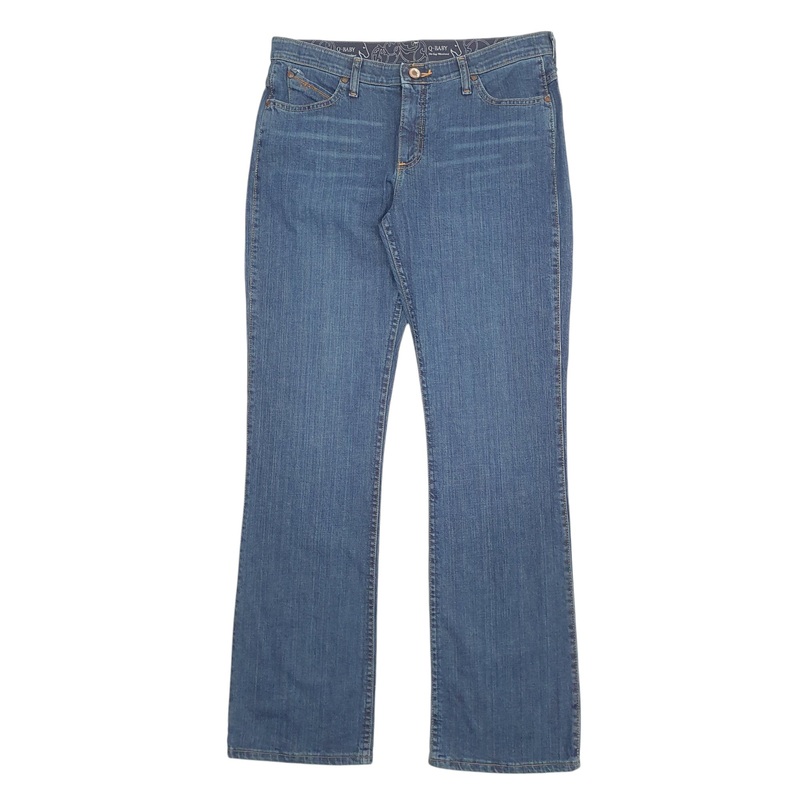 Wrangler Casual Straight Fit Q Baby Jeans Womens UK16