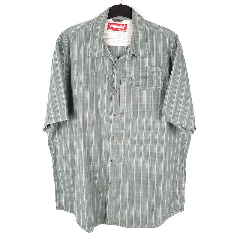Wrangler Short Sleeve Regular Fit Striped Shirt