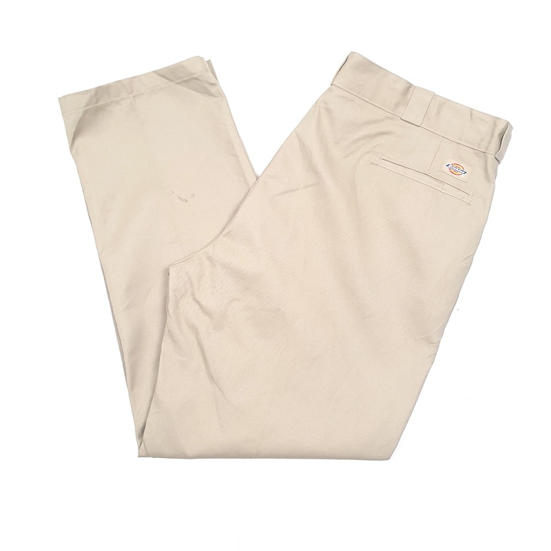 Mens Dickies 874 Original Fit Beige Chino Trousers W44 L32