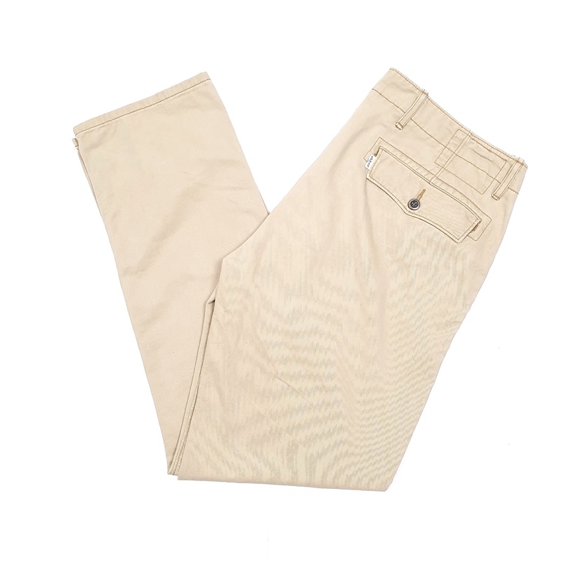 Mens Levis White Tab Beige Chino Trousers W36 L32