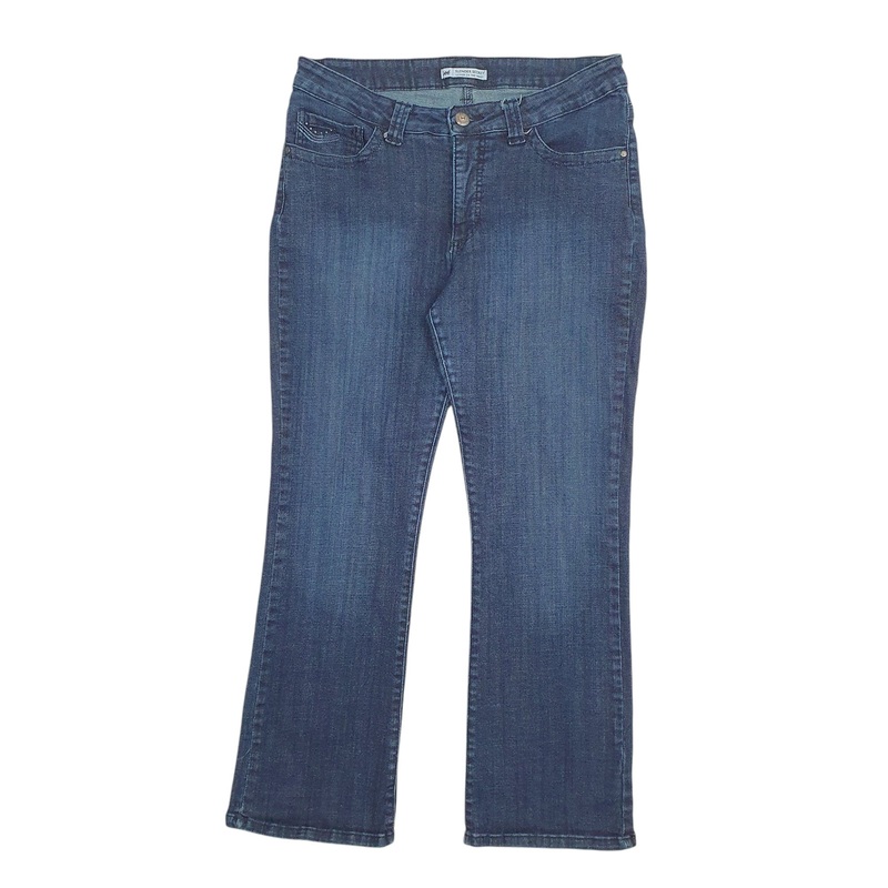 Lee Casual Bootcut Fit Slender Secretower On The Waist Jeans Womens UK14
