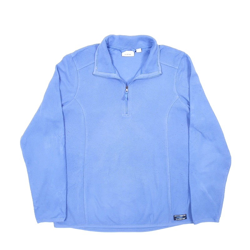 Womens LL Bean Quarter Zip Fleece M