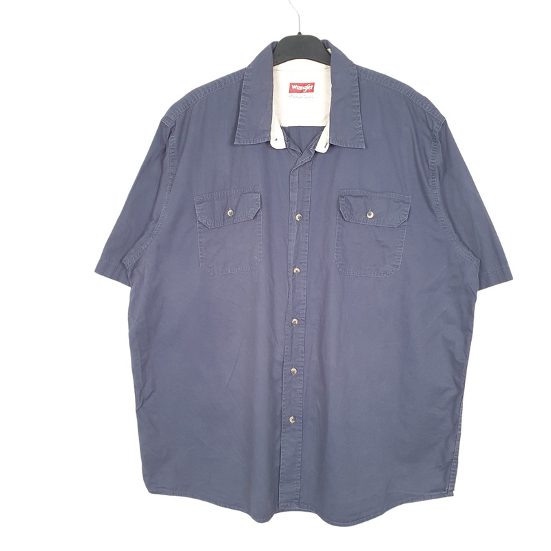 Wrangler Work Short Sleeve Regular Fit Cotton Shirt Mens XL