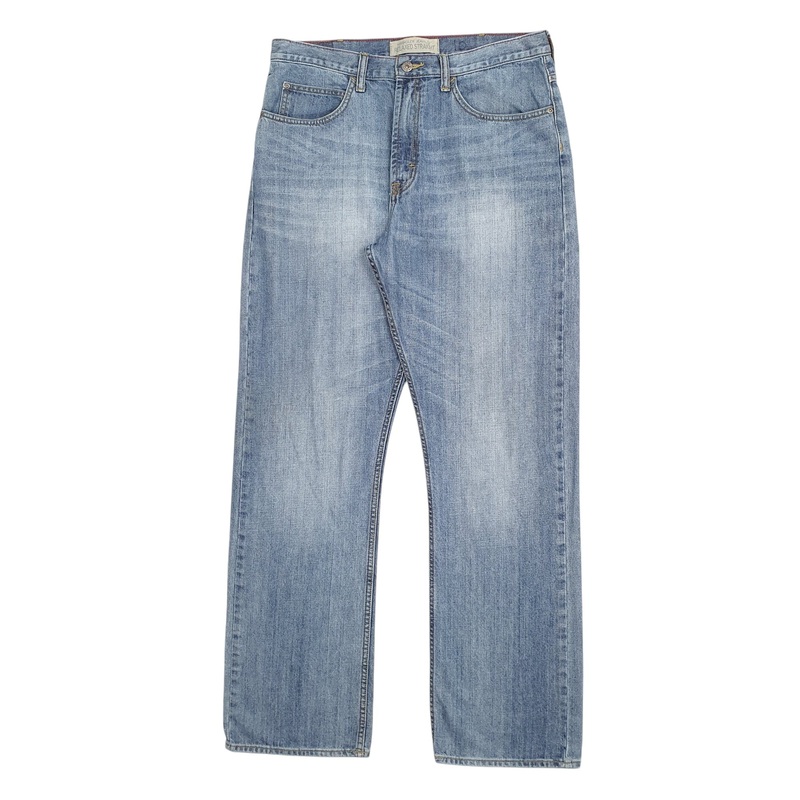 Wrangler Relaxed Straight Fit Jeans Mens W34 L32