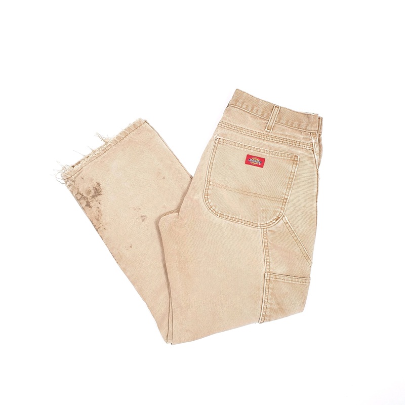 Mens Dickies Brown Carpenter Trousers W30 L28