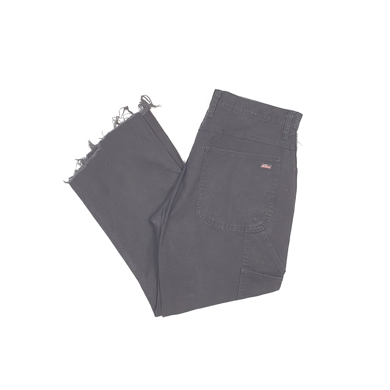 Mens Dickies Black Carpenter Trousers W34 L25
