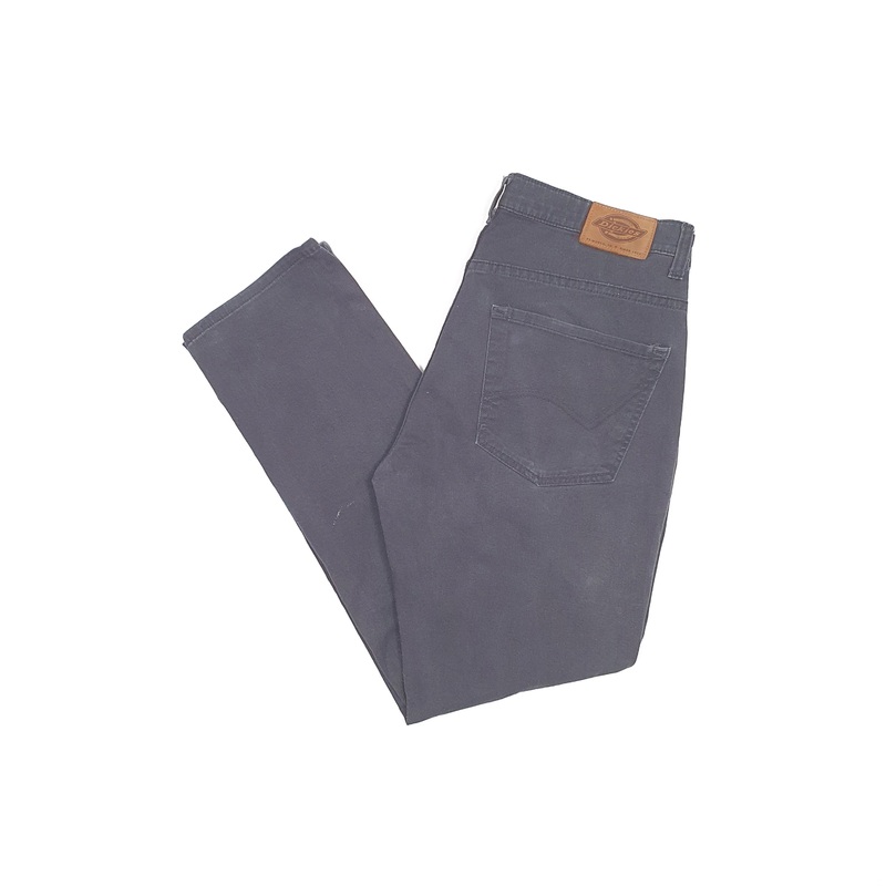 Mens Dickies Slim Black Chino Trousers W32 L28