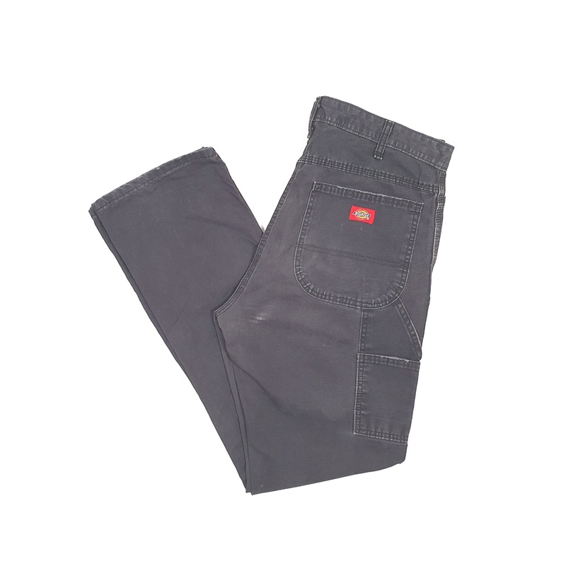 Mens Dickies Slim Urban Outfitters Black Carpenter Trousers W33 L32