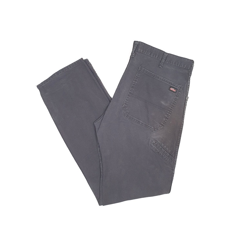Mens Dickies Work Black Carpenter Trousers W36 L33