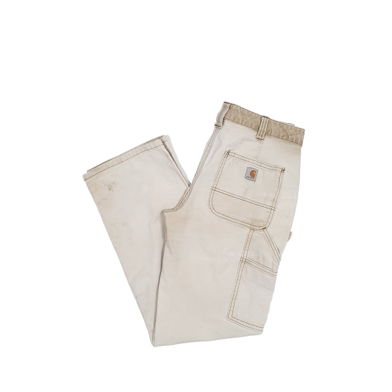 Womens Carhartt Beige Carpenter Trousers UK