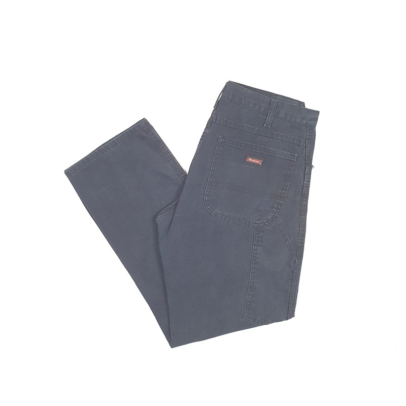 Mens Dickies Black Carpenter Trousers W32 L30