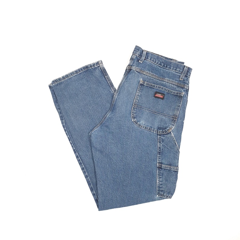 Mens Dickies Carpenter Blue Trousers W36 L34
