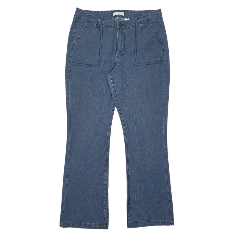 Womens Lee Riders Blue Chino Cotton Blend  Trousers Womens UK16