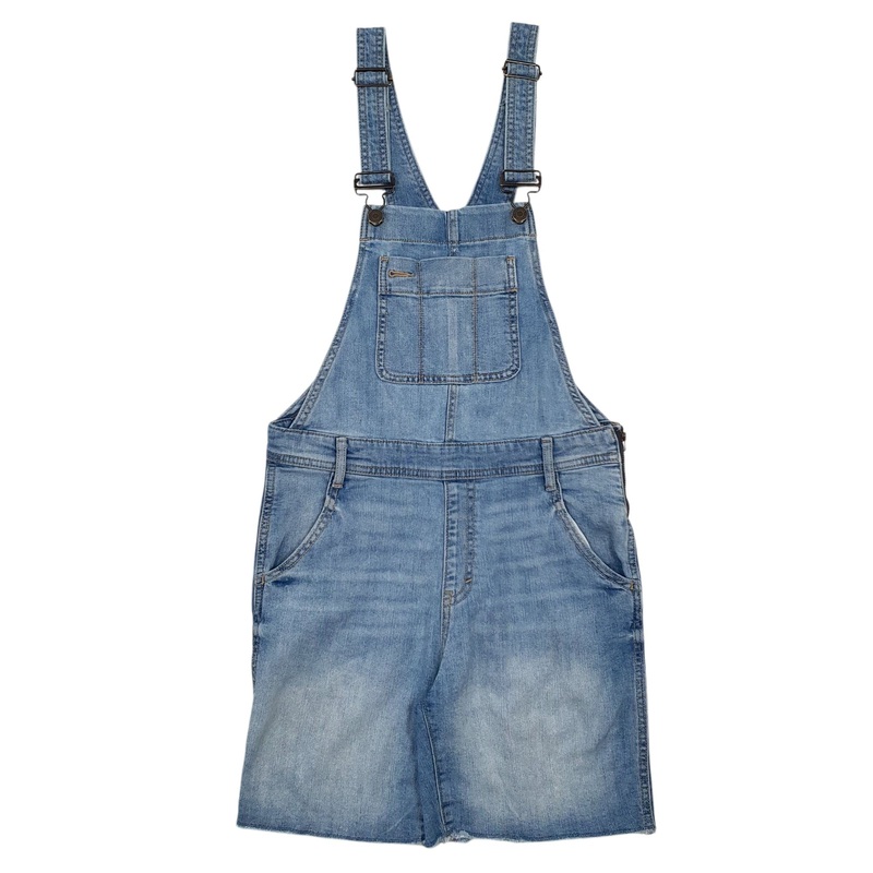 Womens Gap Blue Dungaree Cotton Blend  Trousers Womens UKXS