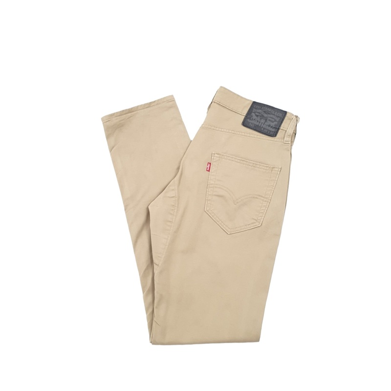 Mens Levis Beige Chino Trousers W30 L30
