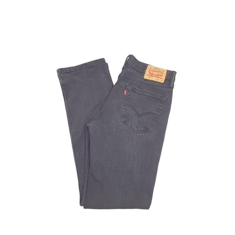 Mens Levis Black Trousers W32 L32
