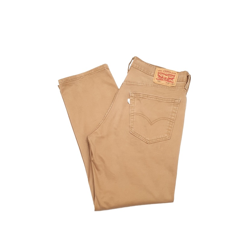 Mens Levis Brown Chino Trousers W32 L28