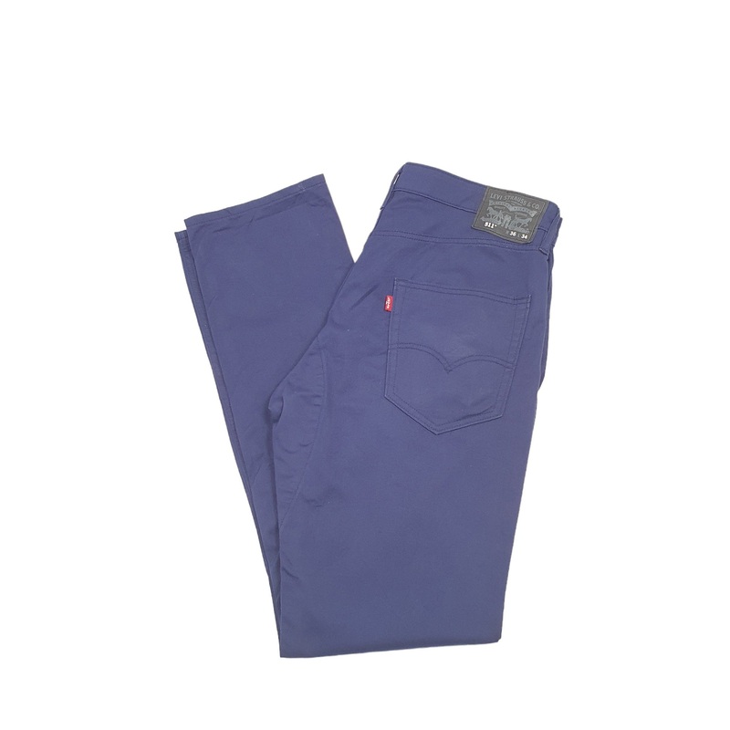 Mens Levis Navy Chino Trousers W36 L34