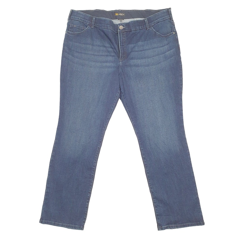 Womens Lee Stretch Blue Trousers UK26