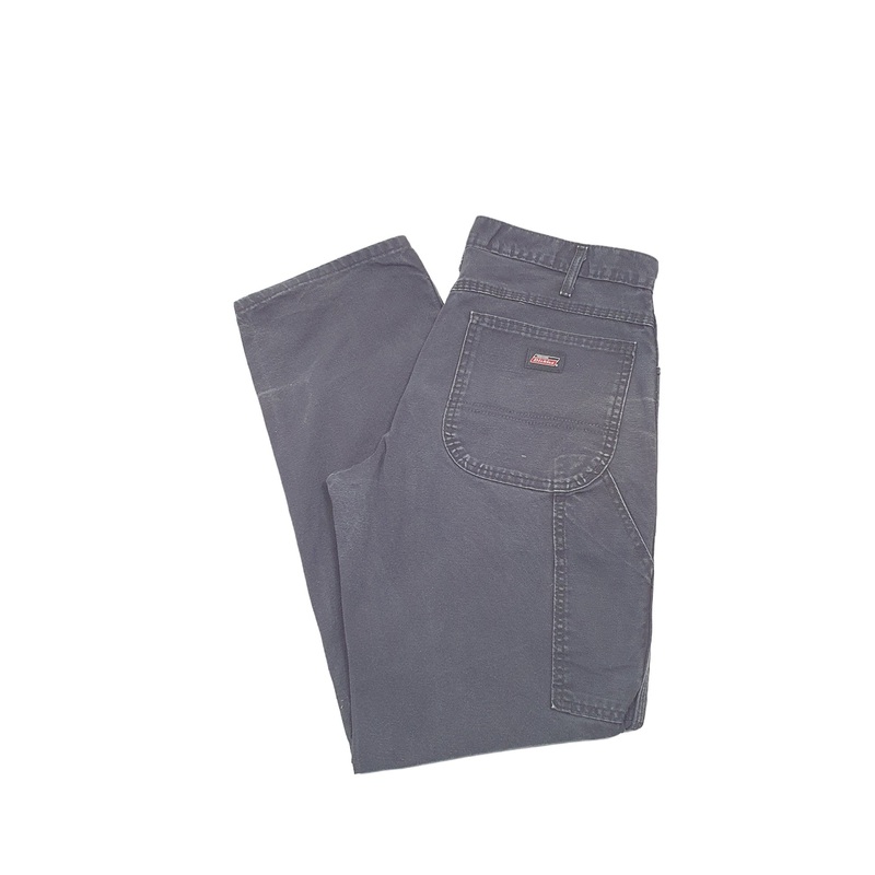 Mens Dickies Black Carpenter Trousers W32 L32