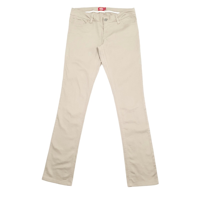 Womens Dickies Khaki Chino Trousers UK12