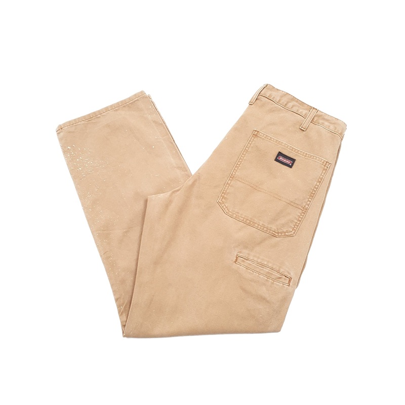Mens Dickies Beige Carpenter Trousers W34 L30