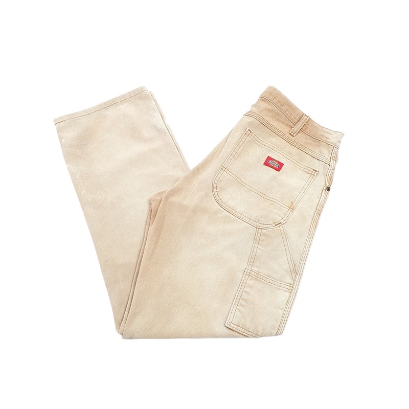 Mens Dickies Beige Carpenter Trousers W34 L31
