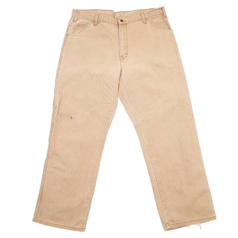 Mens Dickies Brown Carpenter Trousers W38 L29