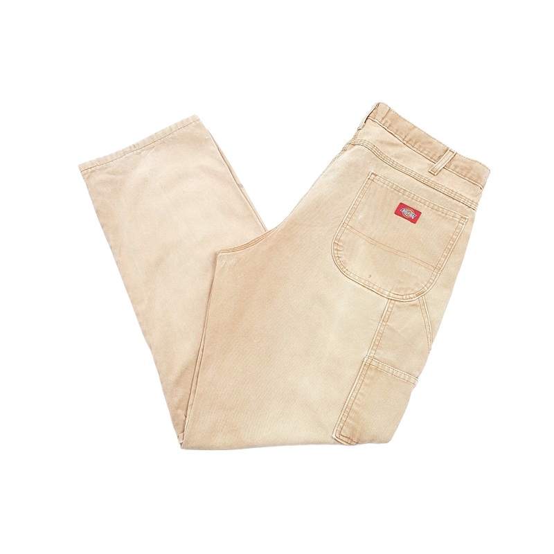 Mens Dickies Brown Carpenter Trousers W38 L33