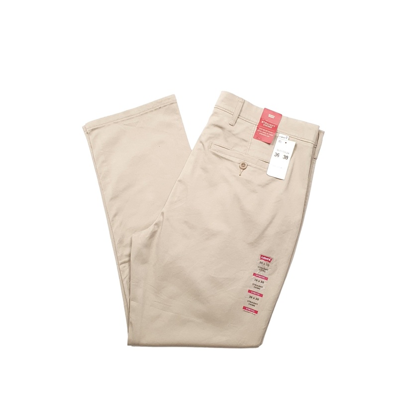 Mens Levis Beige Chino Trousers W36 L30