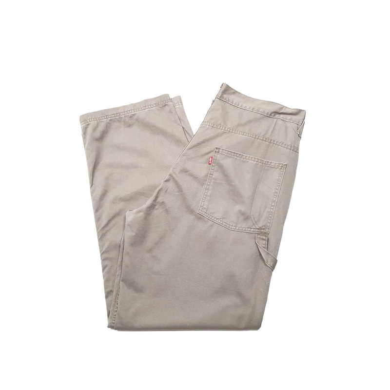 Mens Levis Brown Carpenter Trousers W36 L32