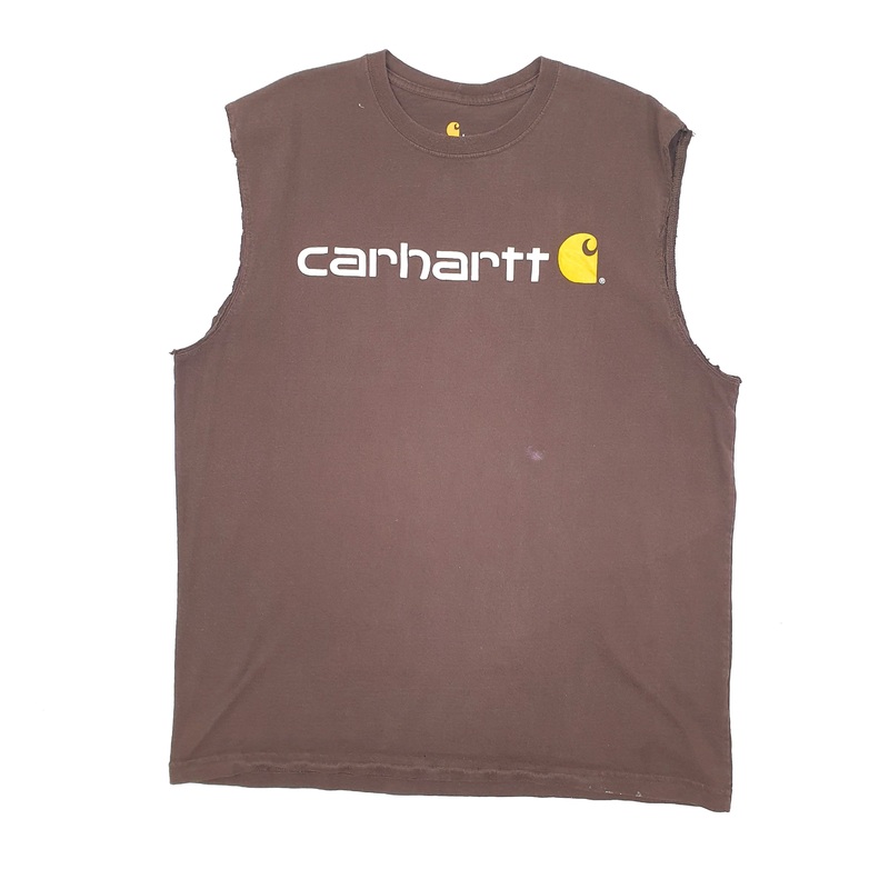 Carhartt Sleeveless Vest Short Sleeve Cotton T Shirt Mens L